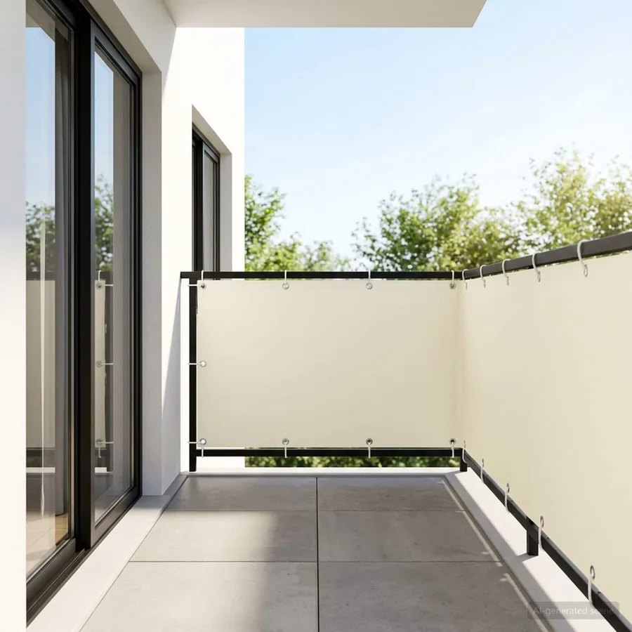Écran de confidentialité pour balcon 1,2 x 25 m