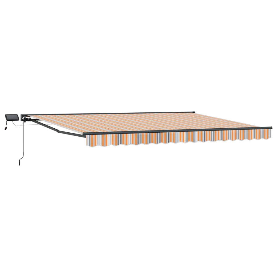 Cadre de store manuel avec LEDs 4 × 3,5 m - 2