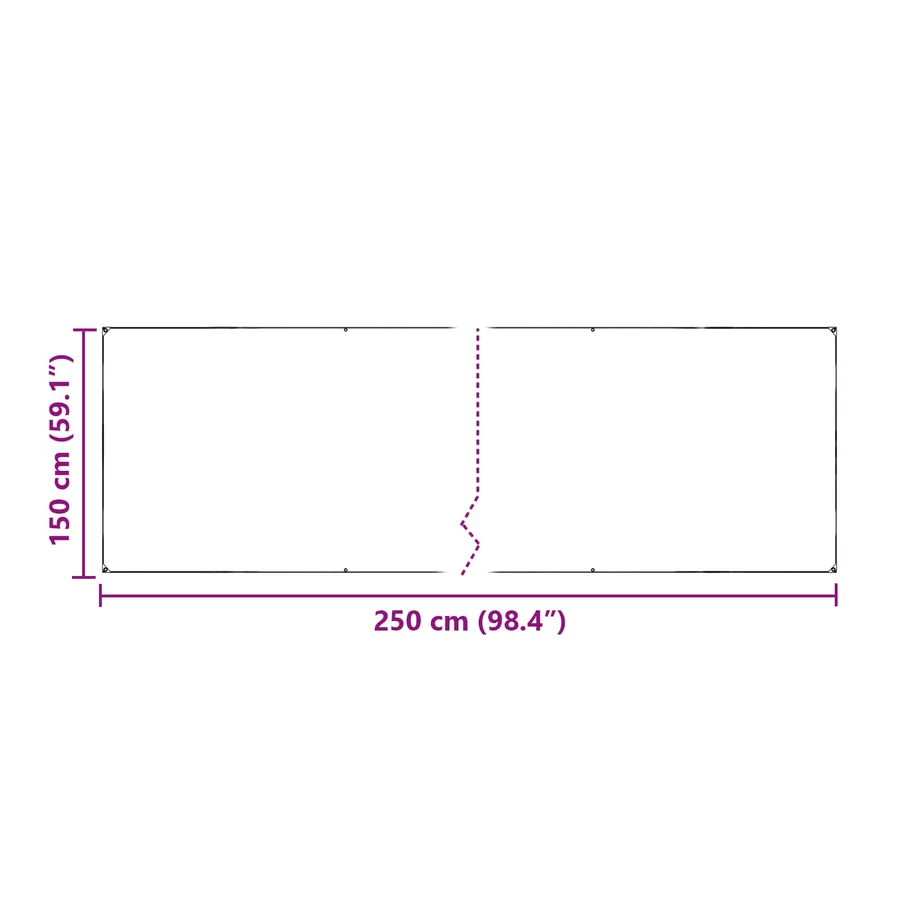 Couverture pour plantes Transparent 2,5 x 1,5 m PE - 10