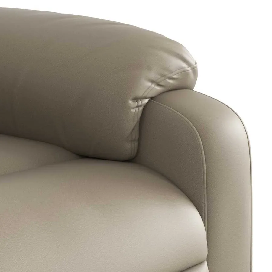 Fauteuil inclinable électrique Cappuccino Similicuir - 11