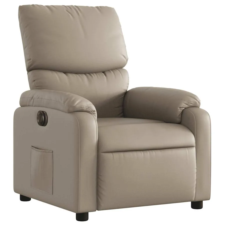 Fauteuil inclinable électrique Cappuccino Similicuir - 4