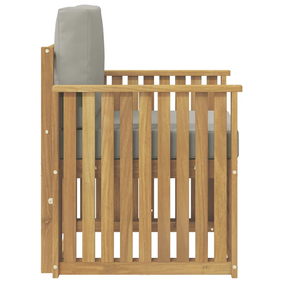Ensemble de canapés d'extérieur Polyester Blanc - 4