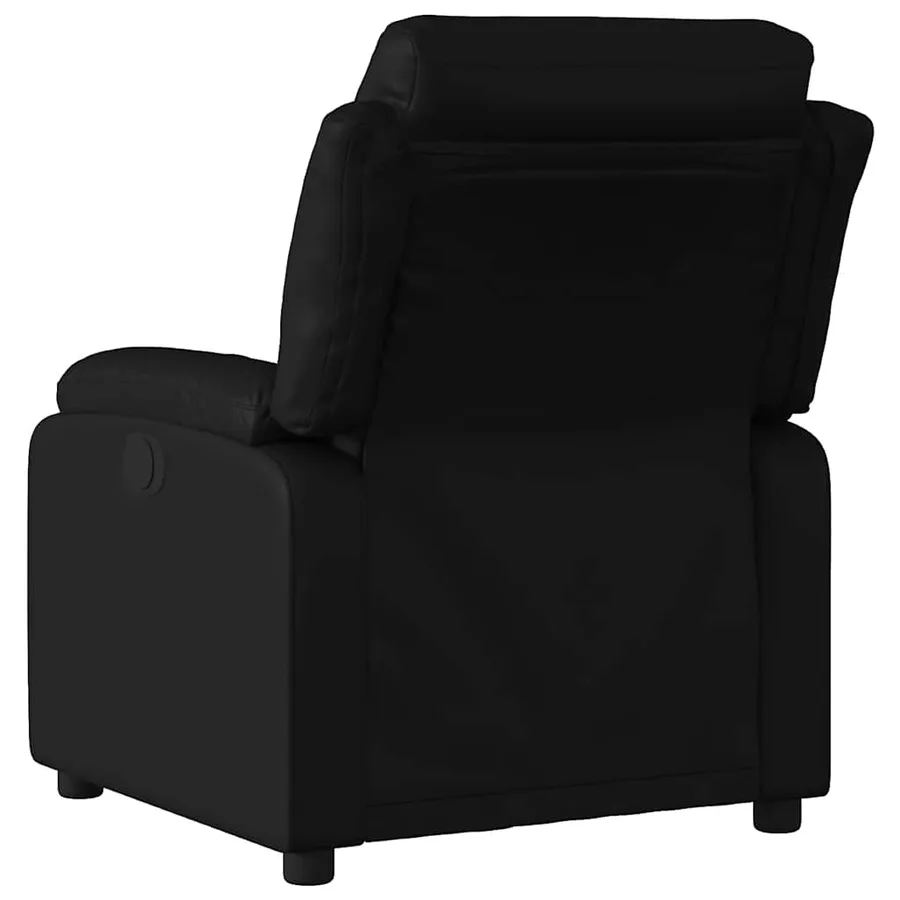 Fauteuil inclinable électrique Noir Similicuir - 5