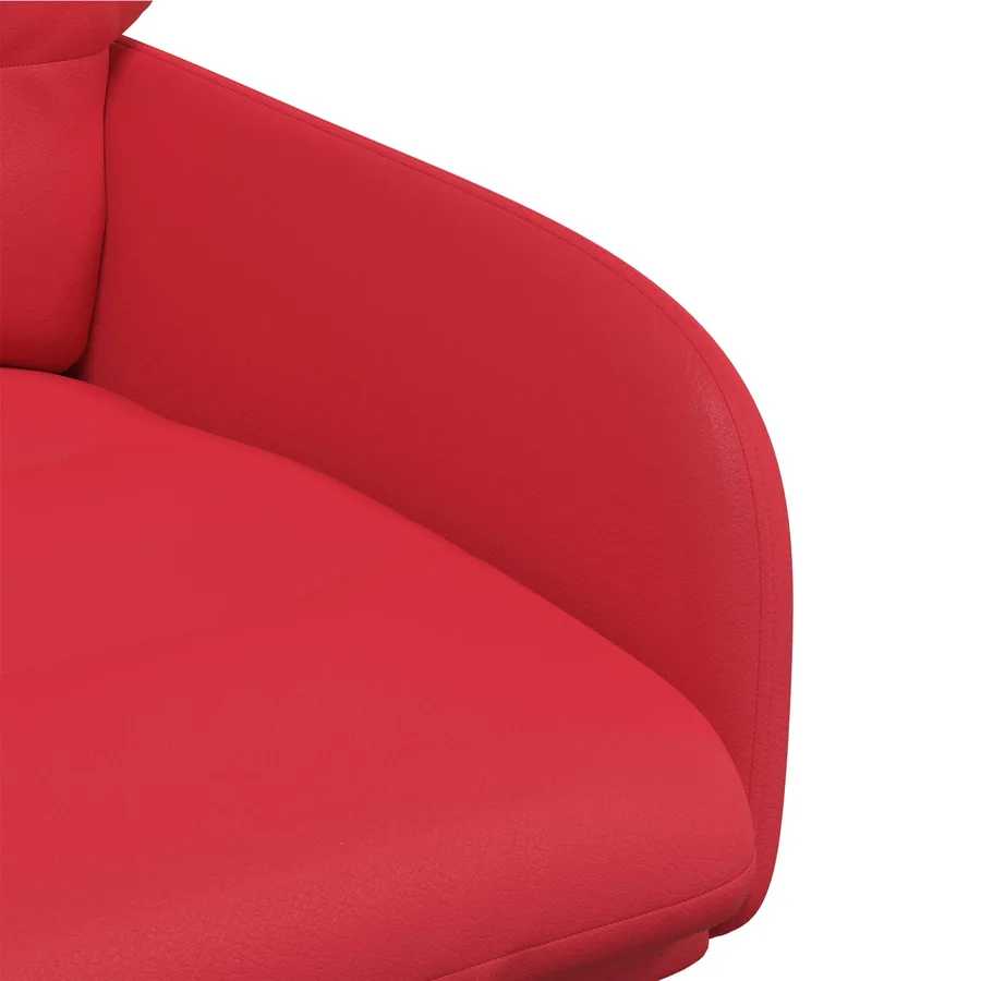 Chaises de salle à manger pivotantes 6 pcs Simili cuir Rouge - 6