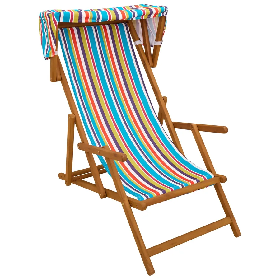 Chaise Longue 4 pcs 3 Position Bois d'eucalyptus massif - 3