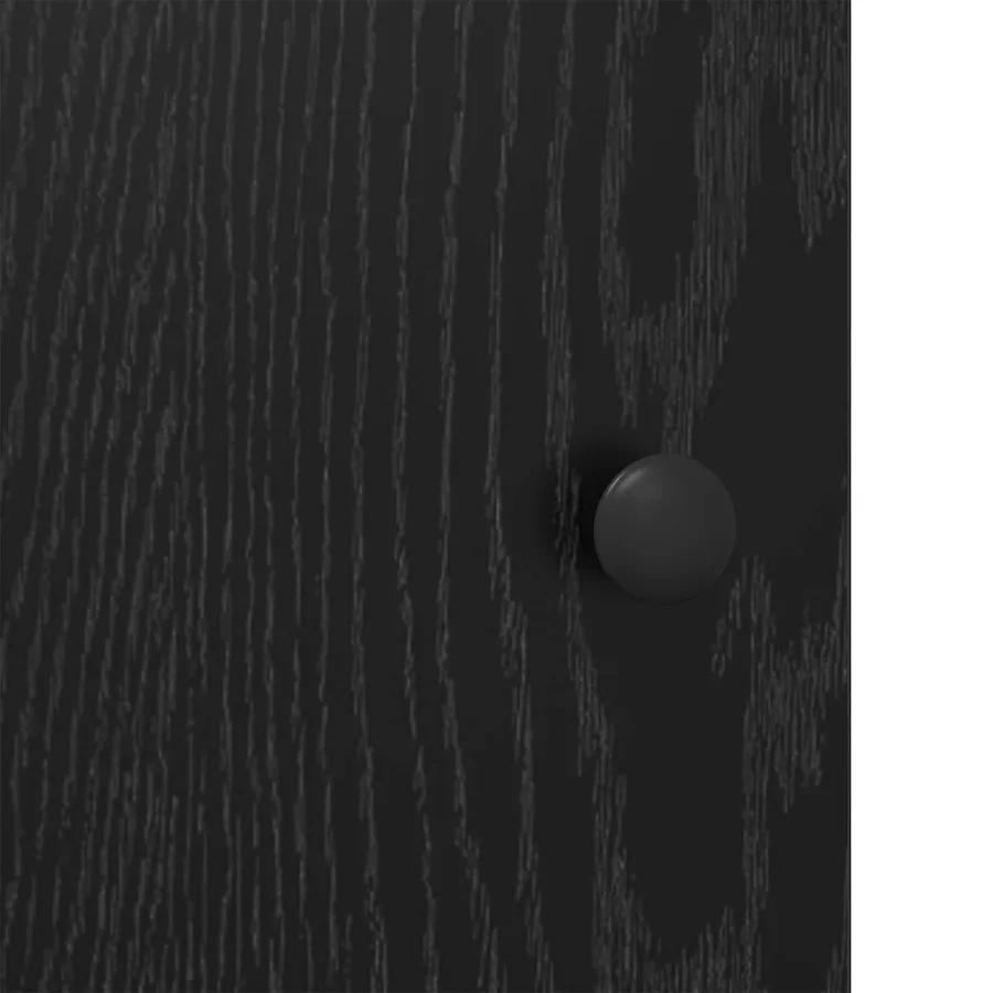 Table de chevet 2 pc Chêne noir Bois d'ingénierie - 9