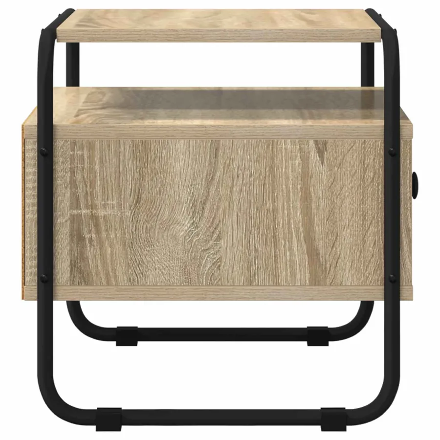 Table de chevet 2 pc Chêne Sonoma Bois d'ingénierie - 7