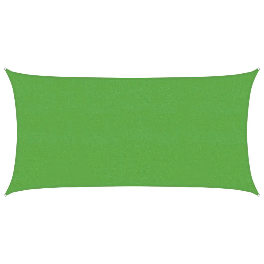 Voile d'ombre Vert clair 2 x 6 m HDPE