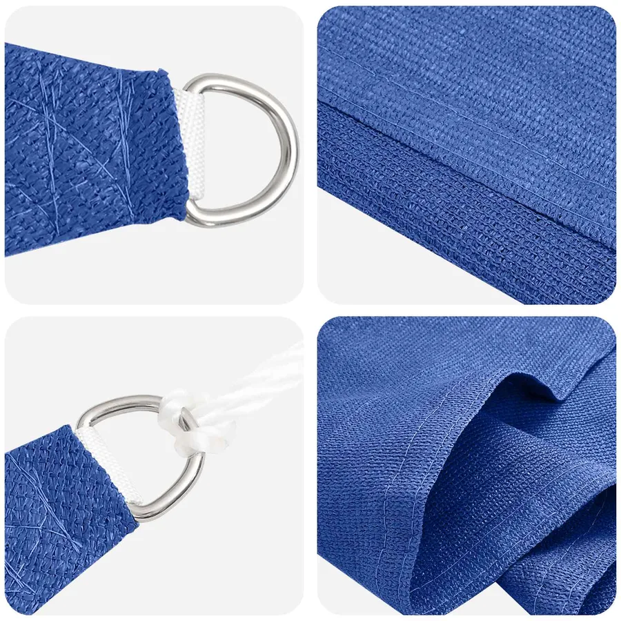 Voile d'ombre Bleu 7 x 5 x 5 m HDPE - 2