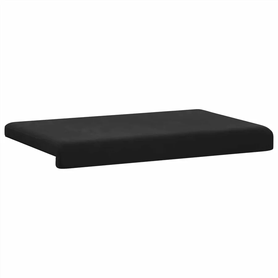 Coussin de banc Velours (V) Noir Profondeur 35 cm - 5