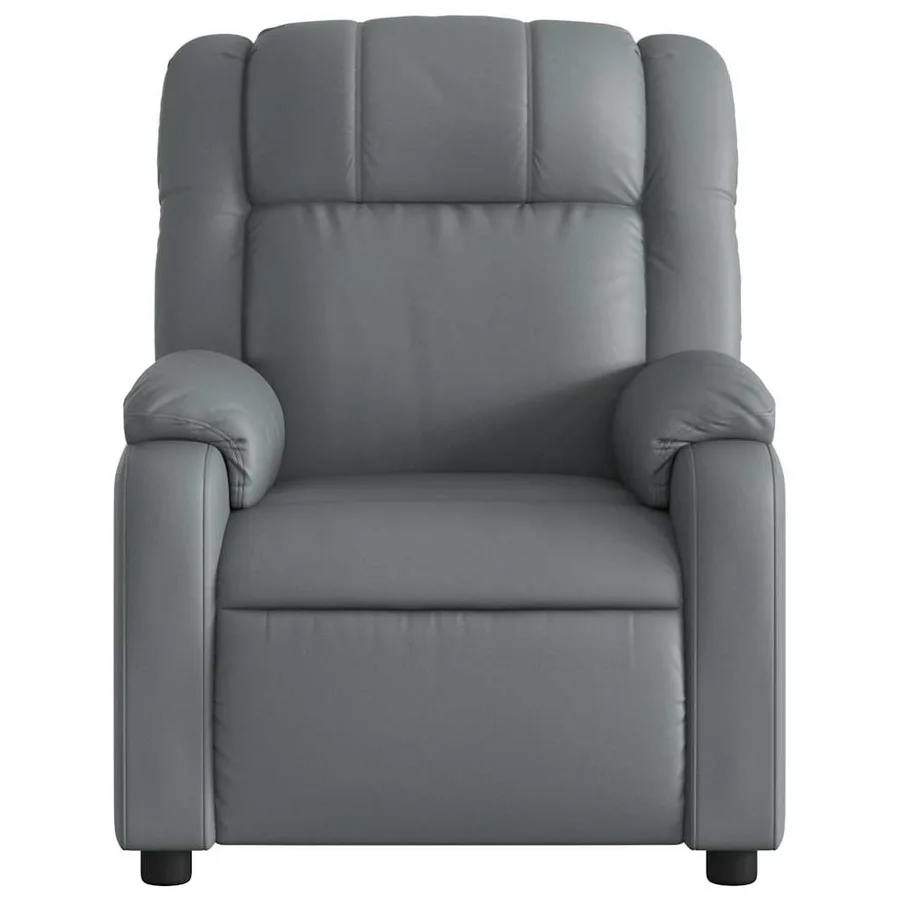 Fauteuil inclinable électrique Gris Similicuir - 9