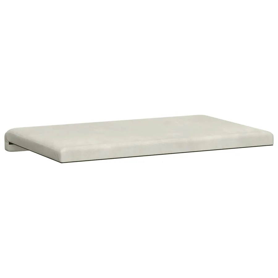 Coussin de banc Velours (V) Crème Profondeur 35 cm - 7