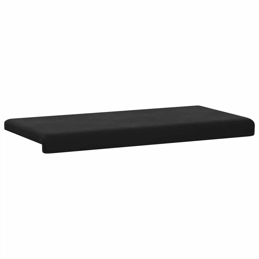 Coussin de banc Velours (V) Noir Profondeur 35 cm - 5