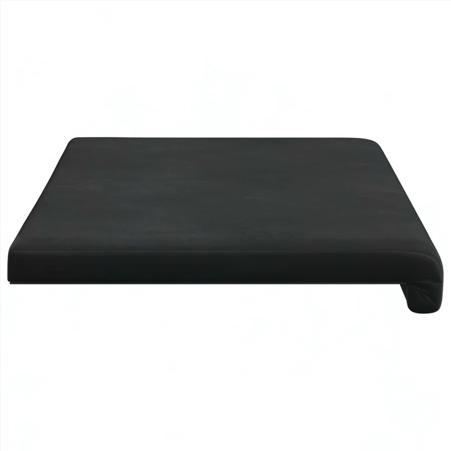 Coussin de banc Velours (V) Noir Profondeur 35 cm - 6