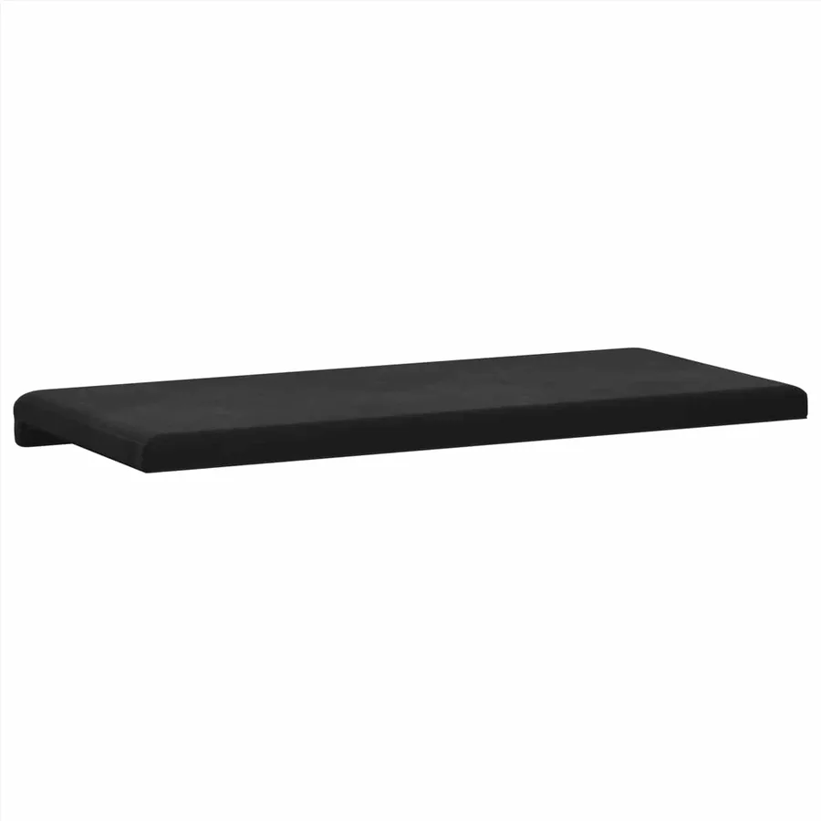 Coussin de banc Velours (V) Noir Profondeur 35 cm - 7