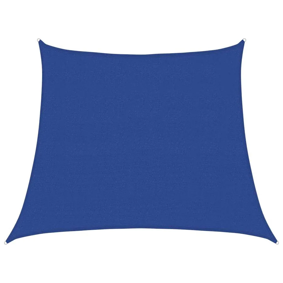 Voile d'ombrage 160 g/m² trapèze bleu 3/4x3 m PEHD - 2