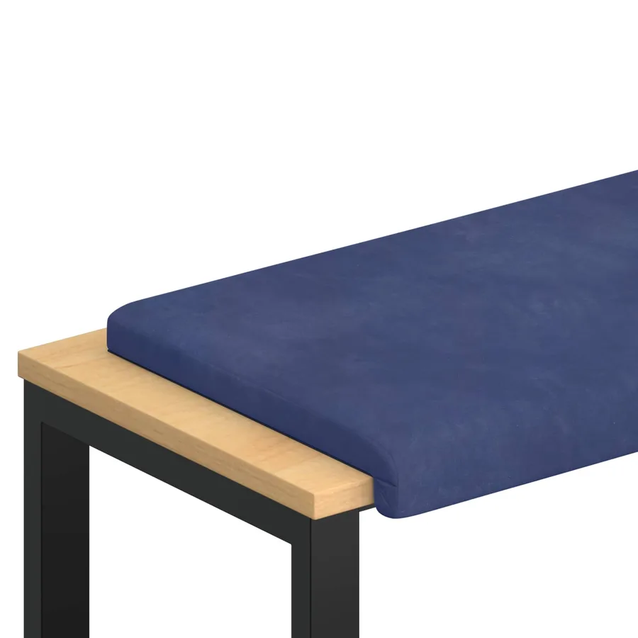 Coussin de banc Velours (V) Bleu police Profondeur 35 cm - 2