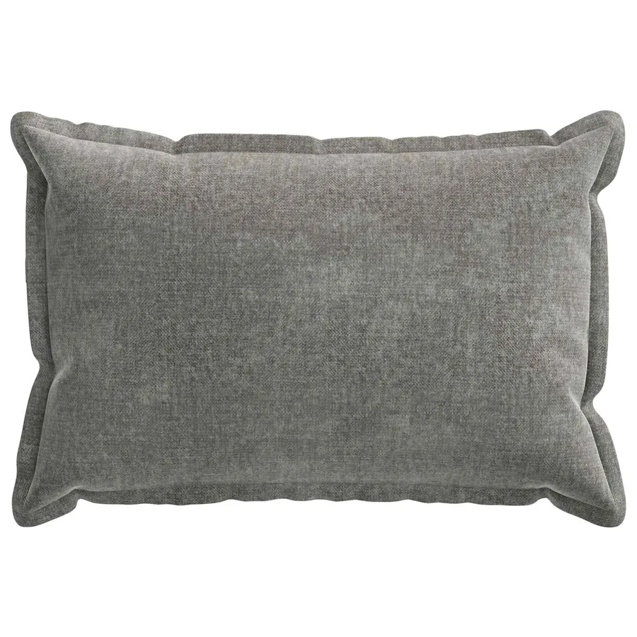 Housse de coussin 6 pcs HOUTEN Gris foncé 40 x 60 cm - 2