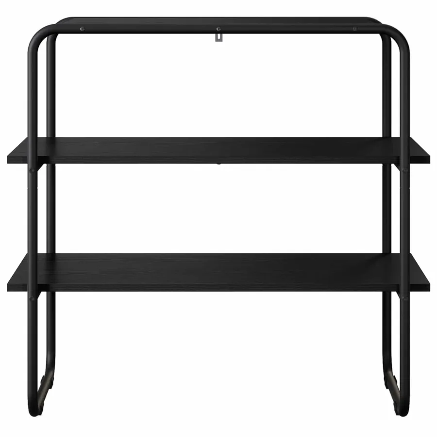 Table console Chêne noir 100 x 41 x 75 cm Bois d'ingénierie - 4