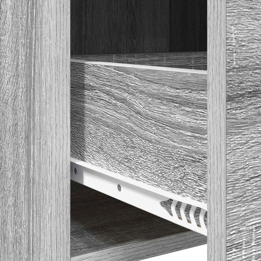 Buffet Sonoma gris 40 x 36 x 80 cm Bois d'ingénierie - 7