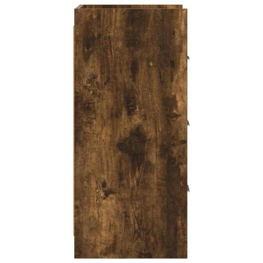Buffet Chêne fumé 40 x 36 x 80 cm Bois d'ingénierie - 6