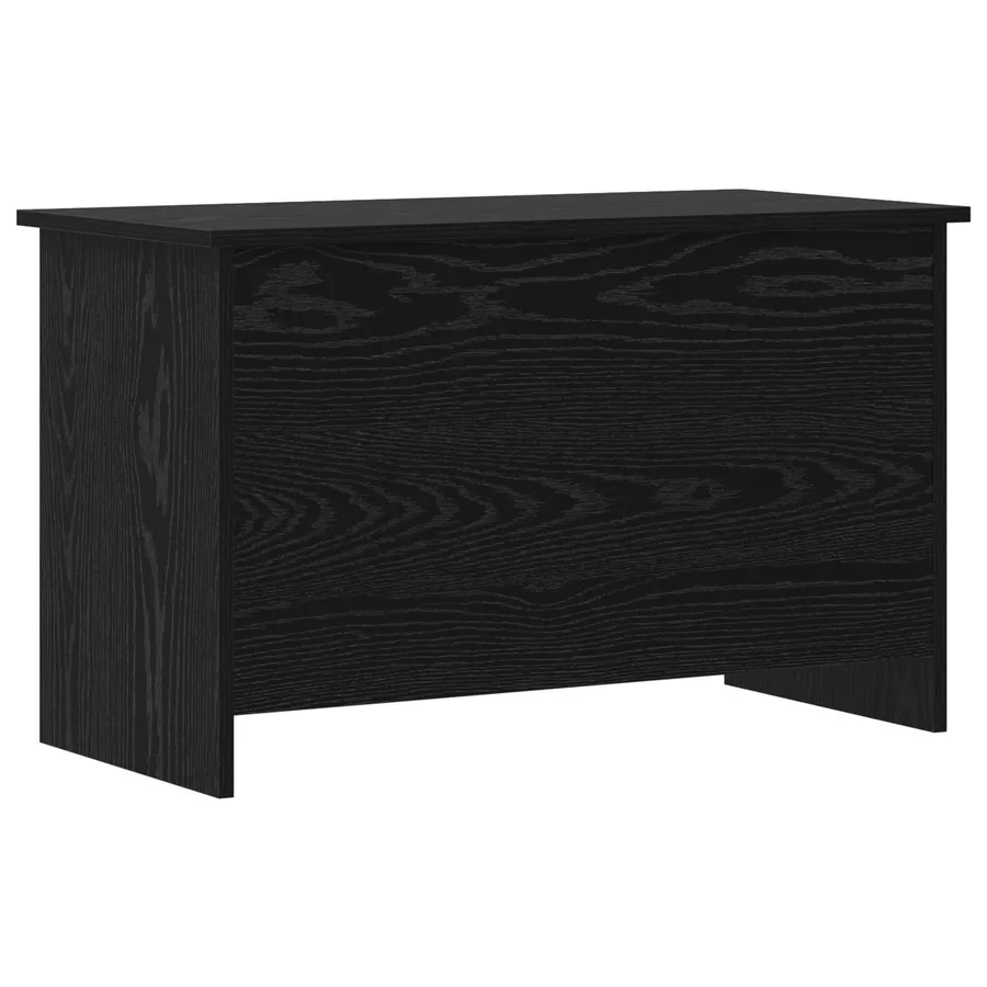 Coffre de rangement avec stockage Chêne noir 80 x 40 x 50 cm - 2