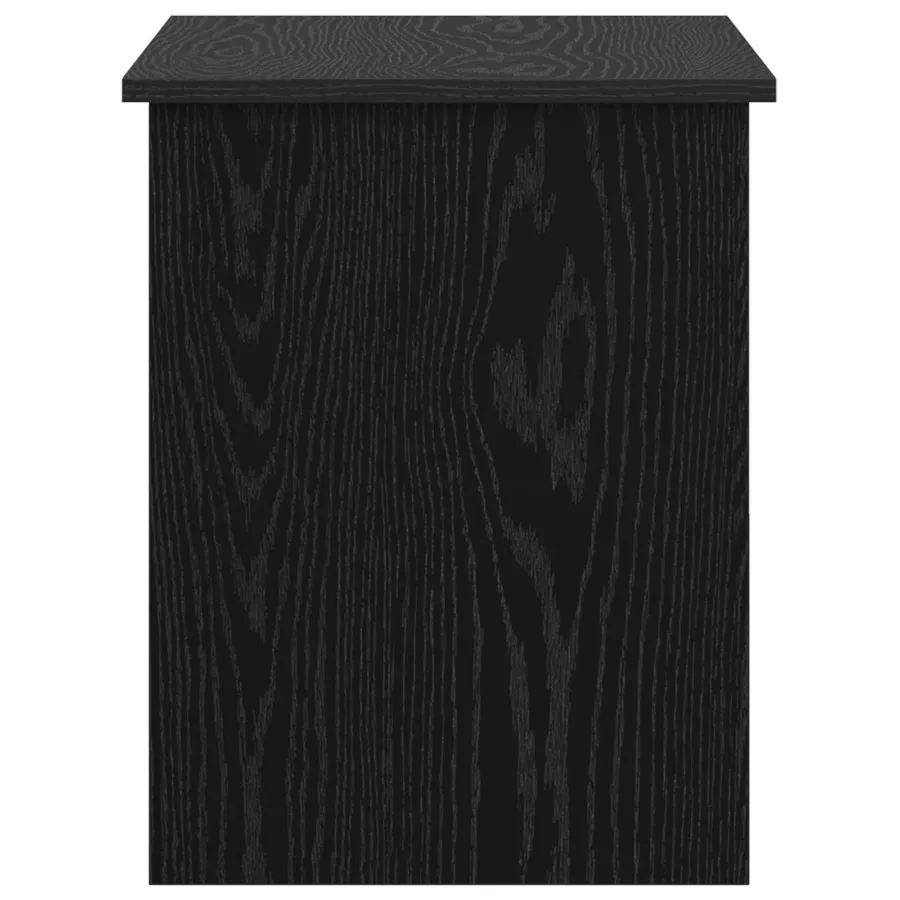 Coffre de rangement avec stockage Chêne noir 80 x 40 x 50 cm - 7