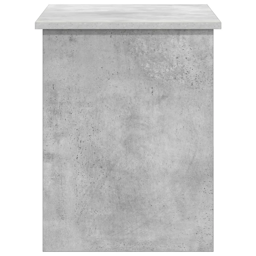 Coffre de rangement avec stockage Gris béton 80 x 40 x 50 cm - 7