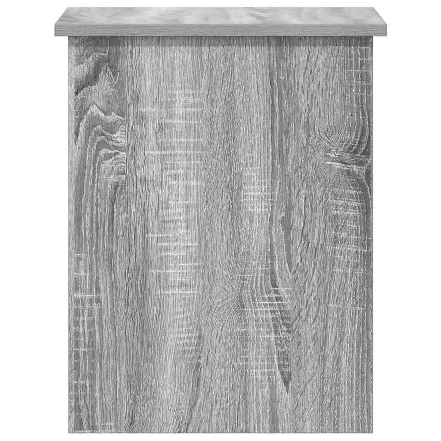 Coffre de rangement avec stockage Sonoma gris 40 x 40 x 50 cm - 7