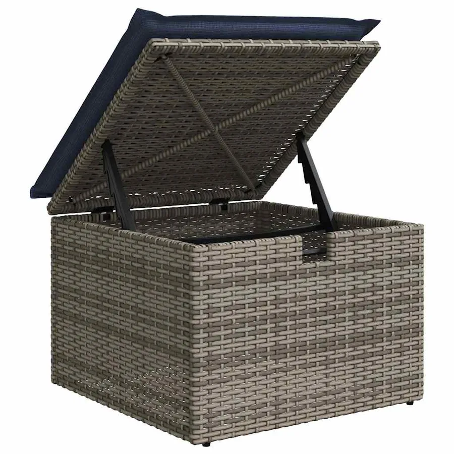 Ensemble de Canapés avec coussin 3 pcs polyrotin - 13