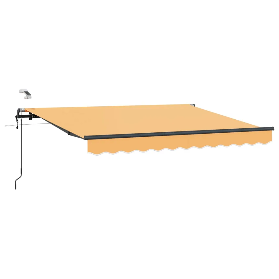 Auvent rétractable Sable 600 × 350 cm Polyester - 2
