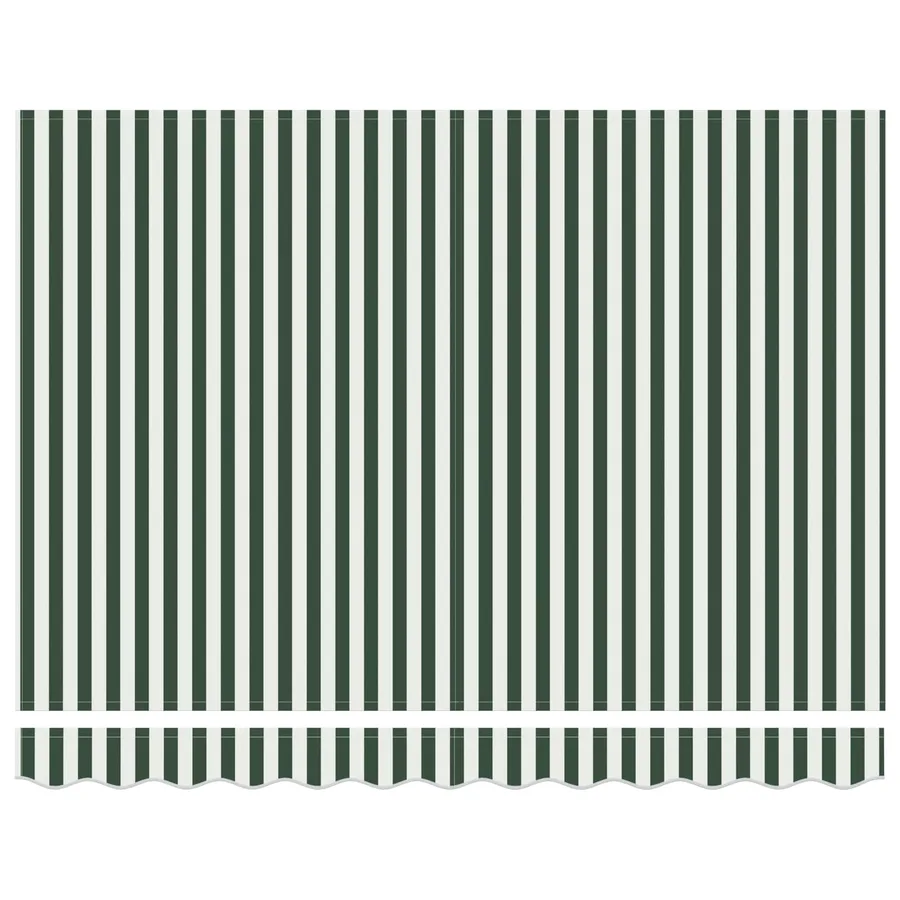 Auvent rétractable électrique Vert et blanc 2,5 x 2 m - 6