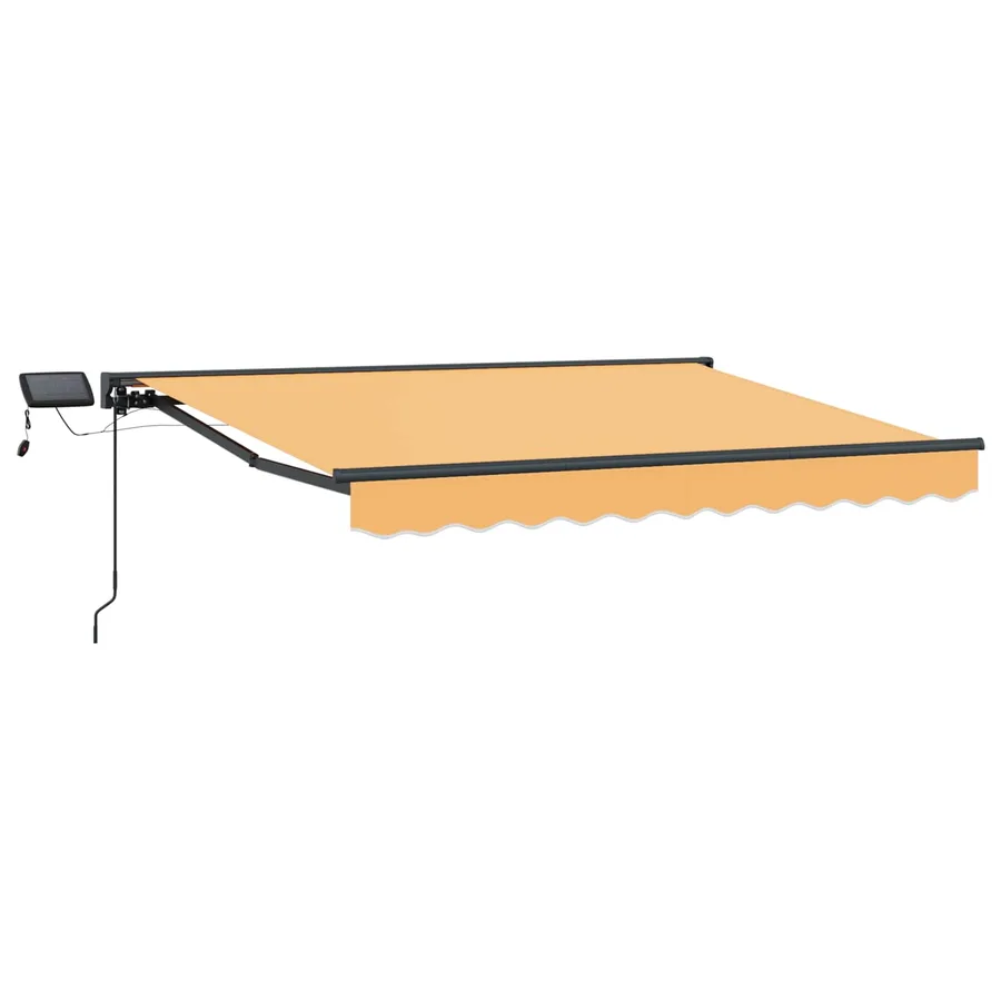 Cadre de store manuel avec LEDs Sable 3,5 x 2,5 m - 2