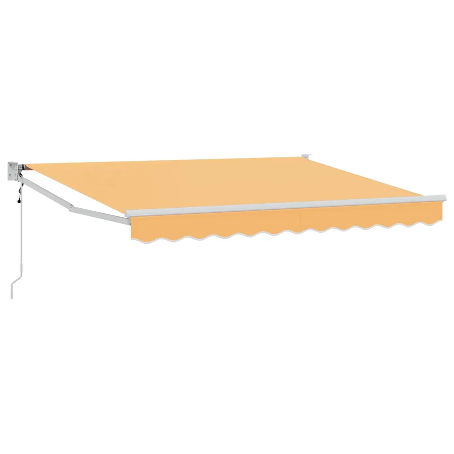 Auvent rétractable Sable 3,5 x 2 m Polyester et métal - 2