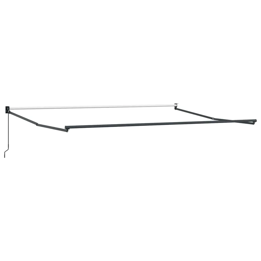 Auvent rétractable Vert et blanc 4 x 2 m - 3