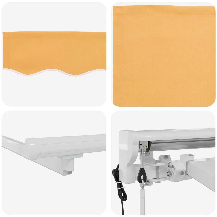Auvent rétractable Sable 3 x 2 m Polyester et Aluminium - 4