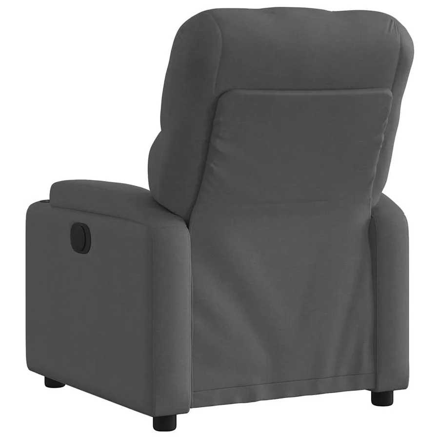 Fauteuil inclinable électrique Gris foncé Tissu - 5
