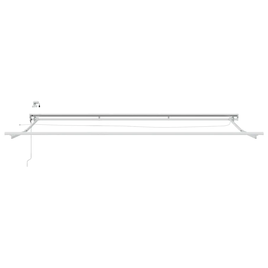 Auvent rétractable électrique Vert, Jaune, Blanc 5 × 3,5 m - 7