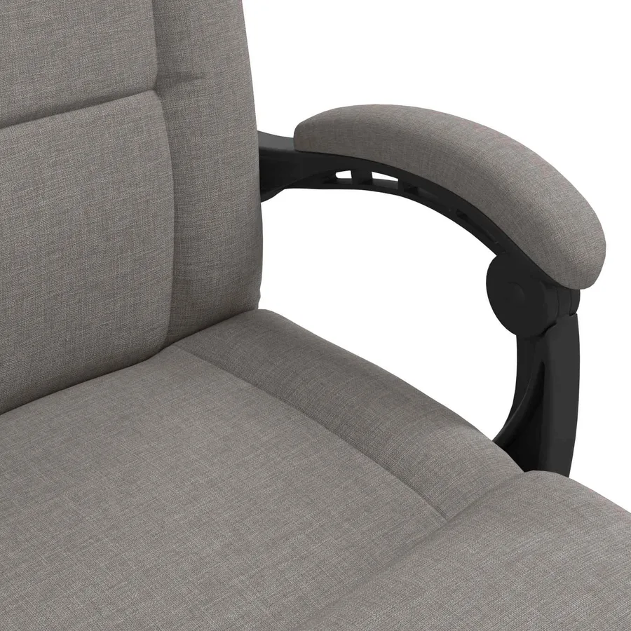 Fauteuil de sol ajustable Taupe Tissu - 6