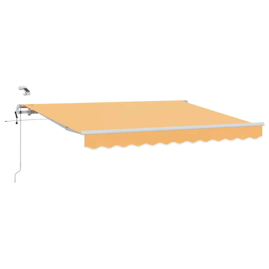 Auvent rétractable Sable 500 × 350 cm Polyester - 2