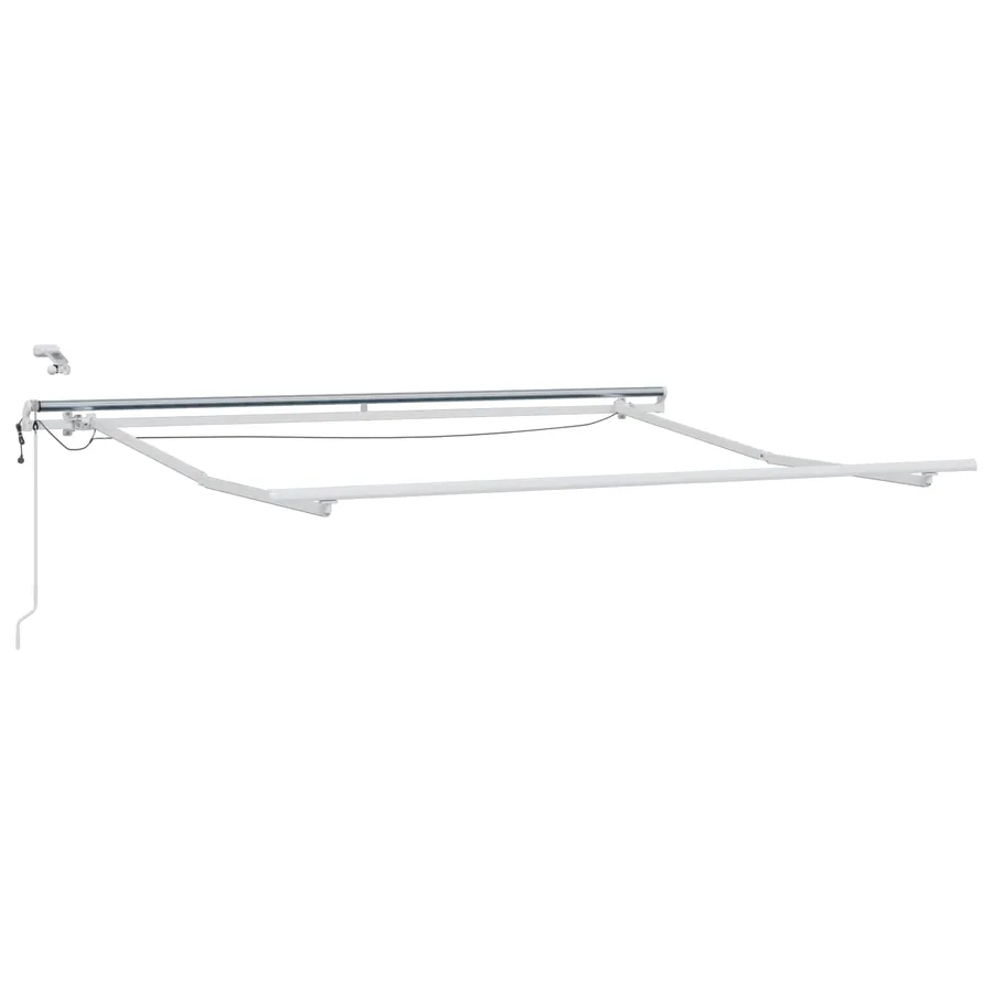 Auvent rétractable Sable 500 × 350 cm Polyester - 5