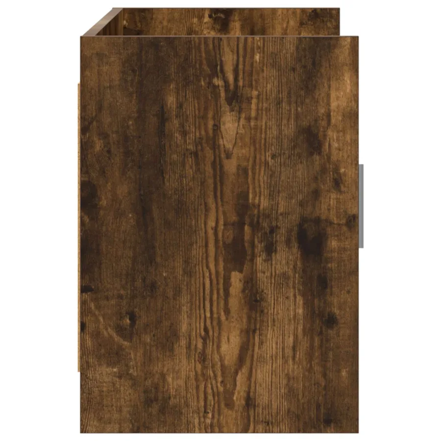 Meuble TV 102 x 33 x 47 cm Chêne fumé Bois d'ingénierie - 6