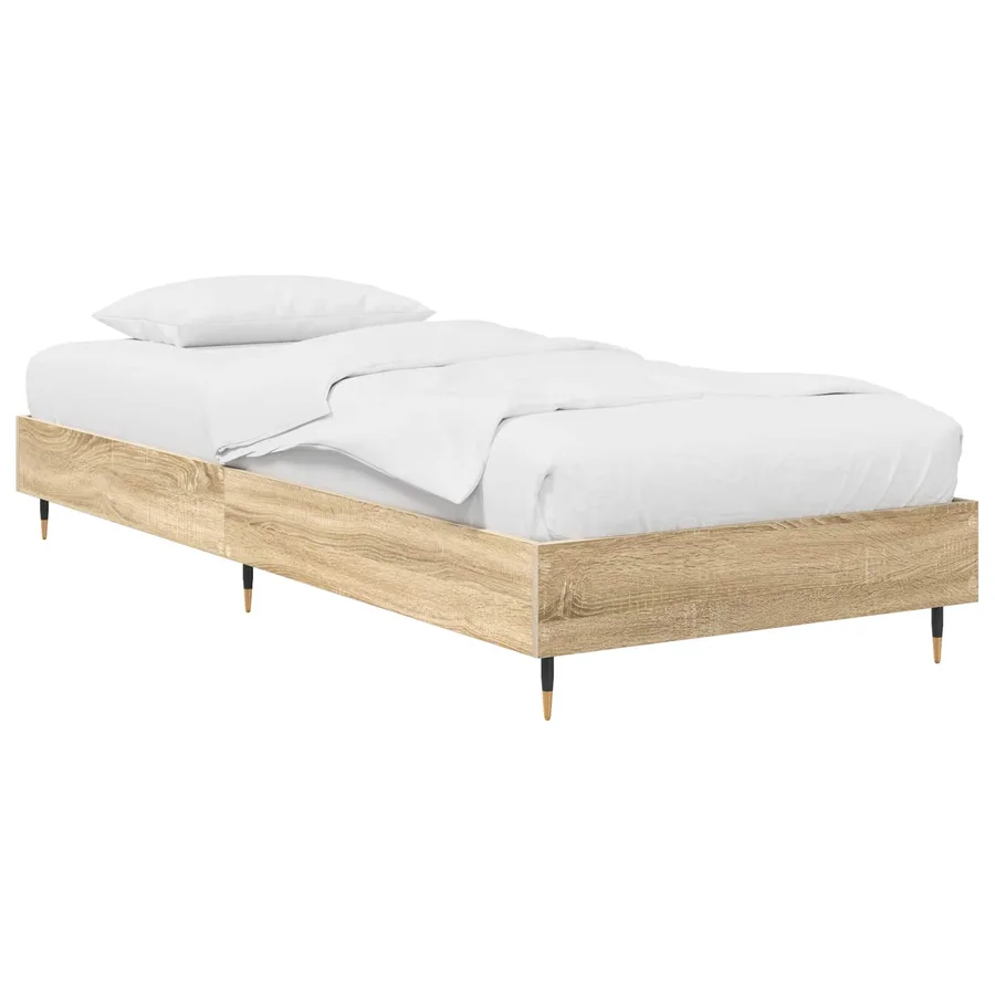 Cadre de lit Chêne Sonoma 80 x 200 cm Bois d'ingénierie - 2
