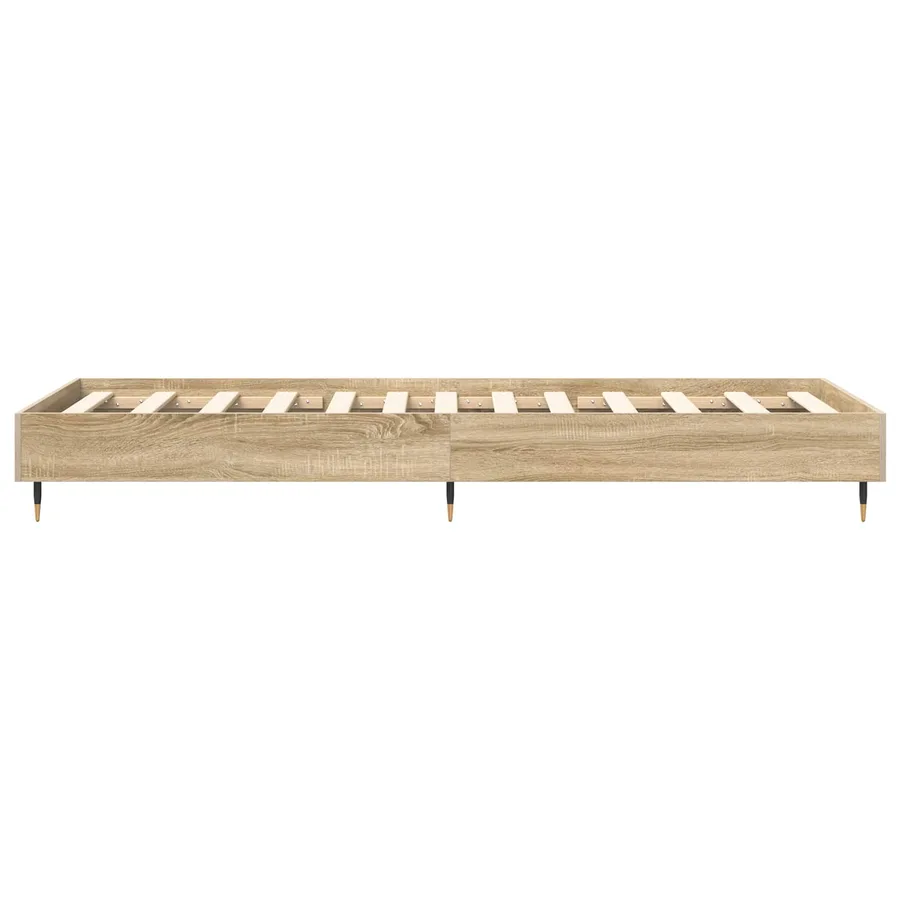 Cadre de lit Chêne Sonoma 80 x 200 cm Bois d'ingénierie - 5