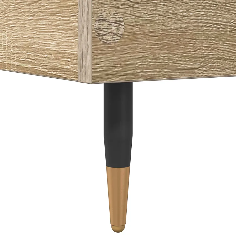 Cadre de lit Chêne Sonoma 80 x 200 cm Bois d'ingénierie - 7