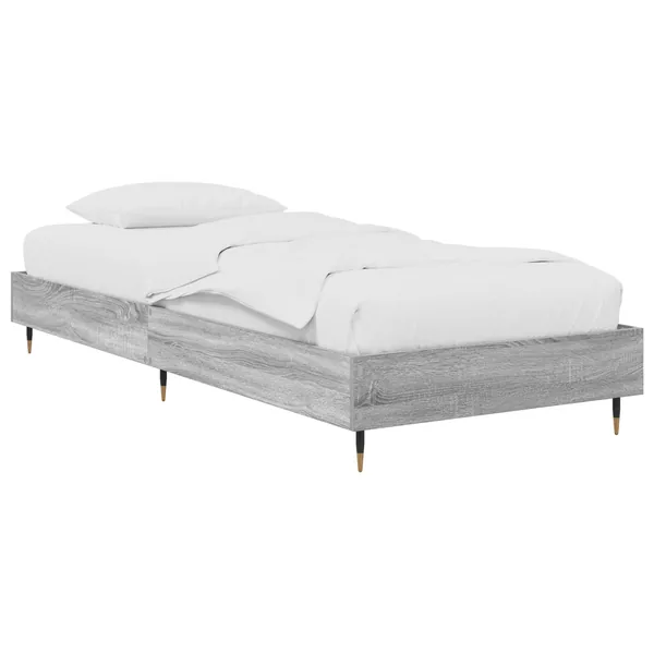 Cadre de lit Sonoma gris 80 x 200 cm Bois d'ingénierie