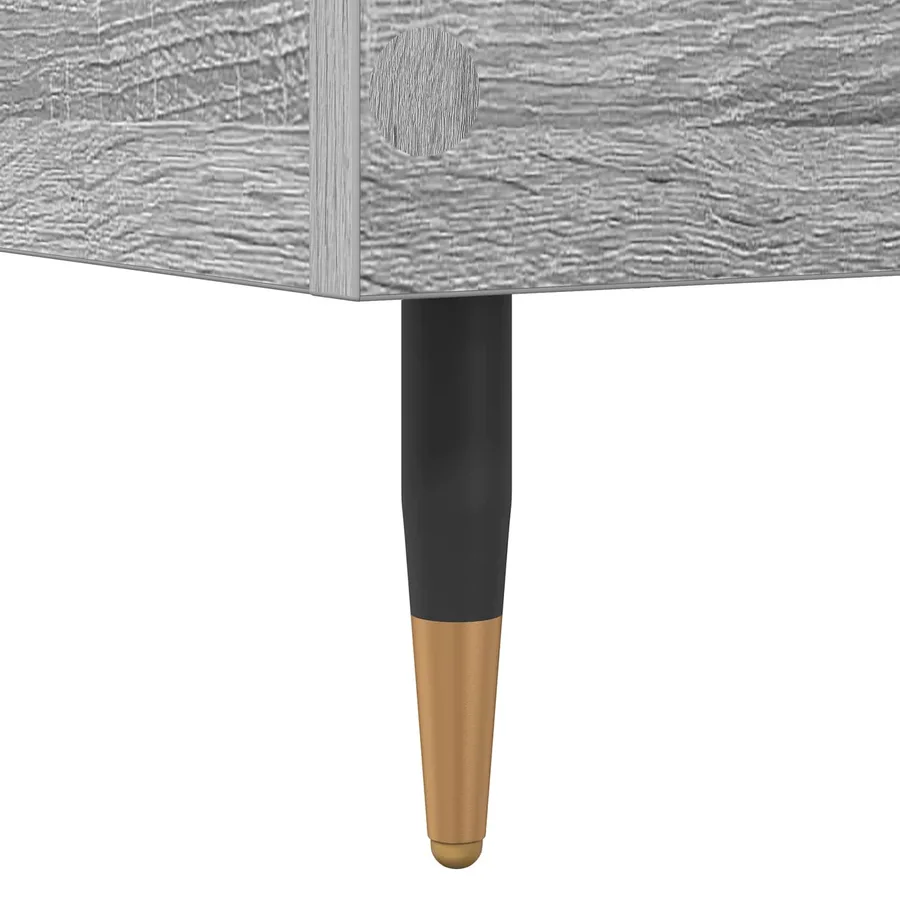 Cadre de lit Sonoma gris 80 x 200 cm Bois d'ingénierie - 6
