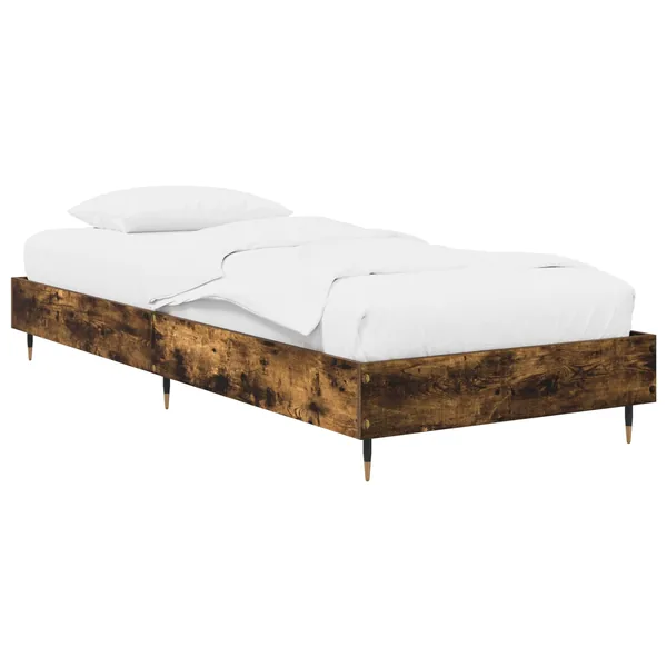 Cadre de lit Chêne fumé 80 x 200 cm Bois d'ingénierie
