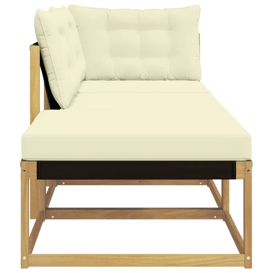 Unité de canapé sectionnel Blanc 241,5 x 83 x 73 cm - 7