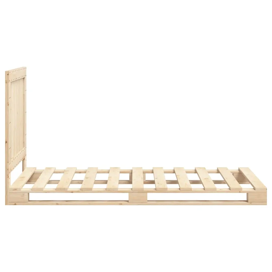 Cadre de lit sans matelas avec tête de lit 100x200 cm - 8